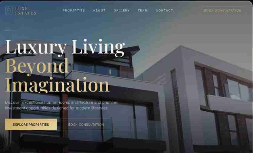 Real Estate Website